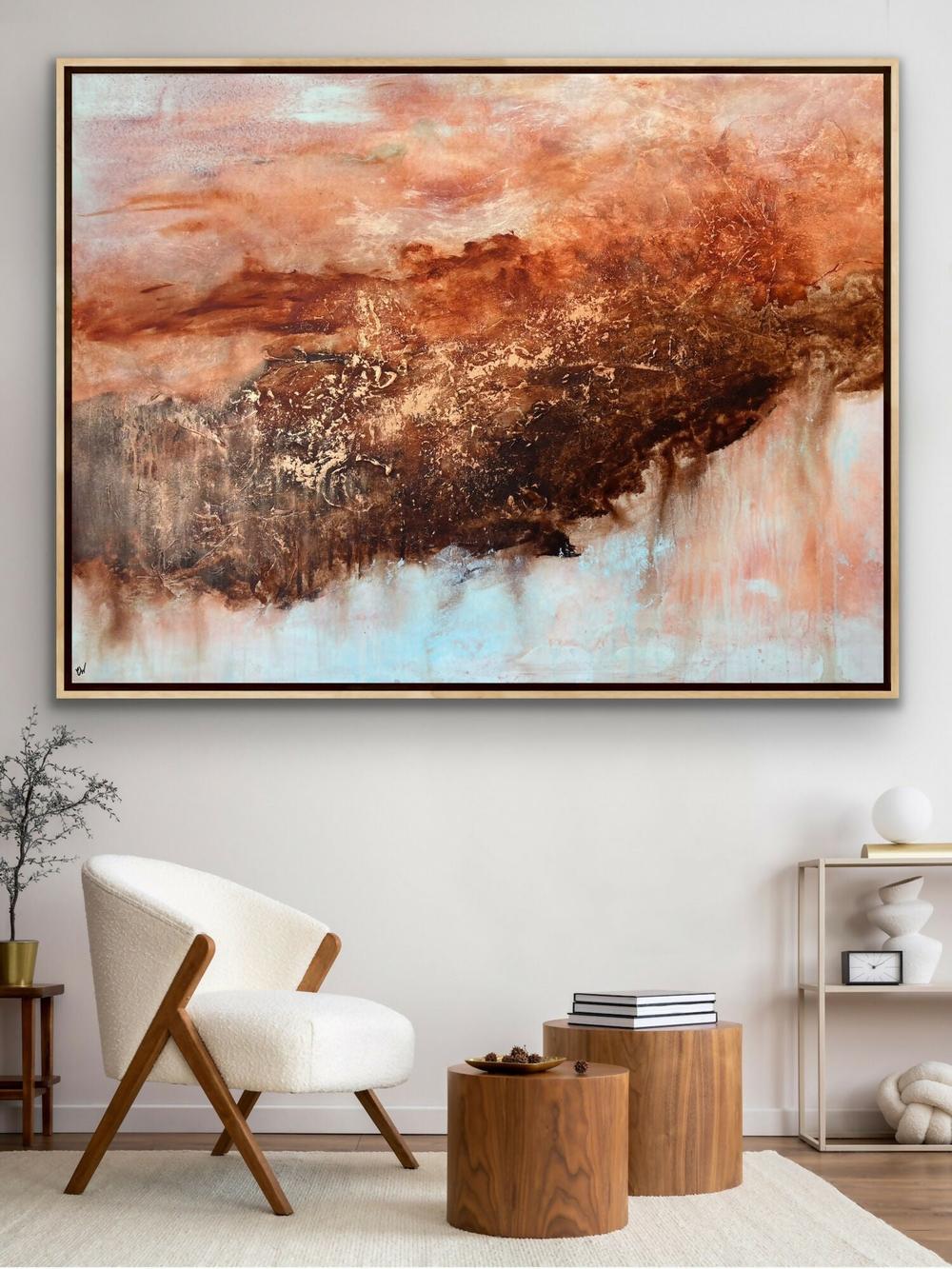 Fading Earth-by-Carrie Welsh-original art-Gioia