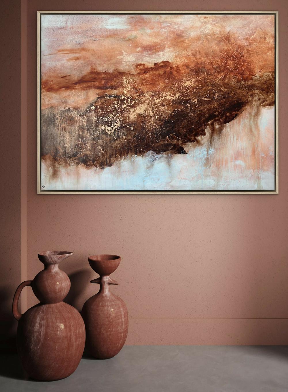 Fading Earth-by-Carrie Welsh-original art-Gioia