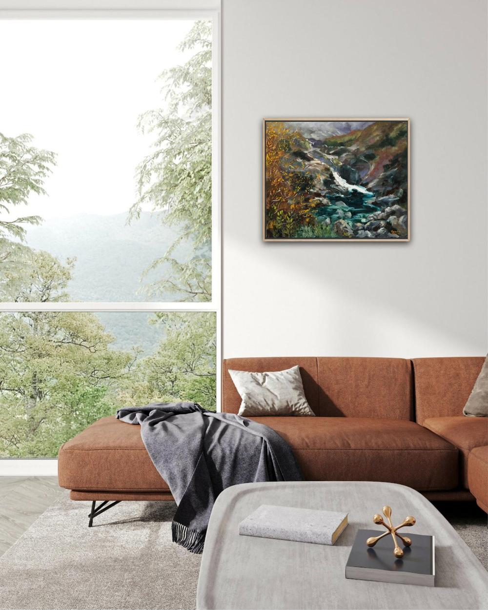 Fairy Pool of Skye. Original hand-painted artwork by Meredith Howse.-by-Meredith Howse-original art-Gioia