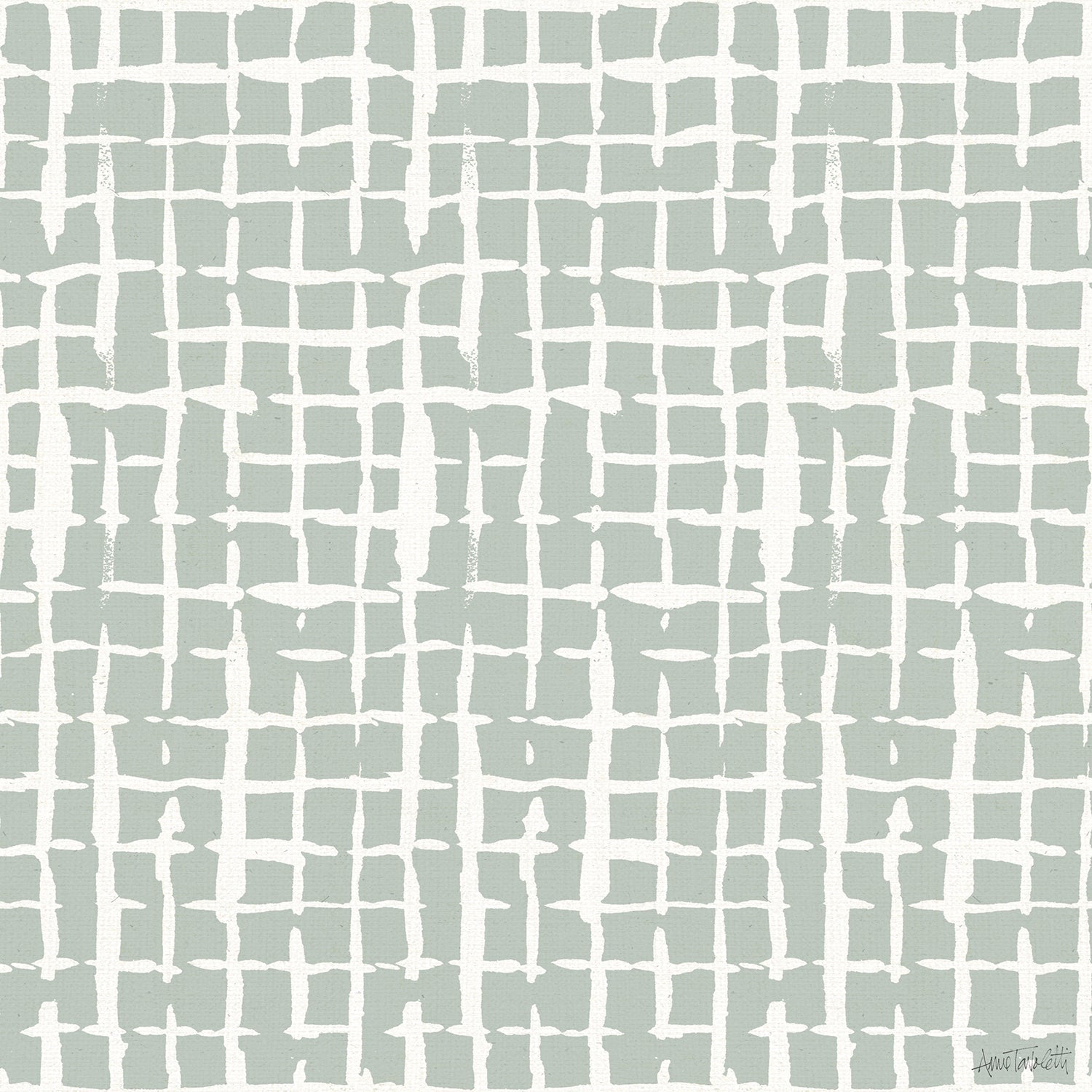Farmhouse Flea Market Green, Wallpaper