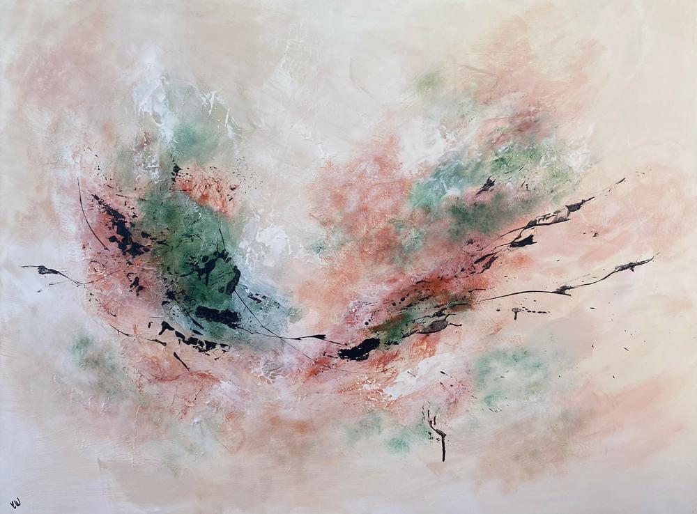 Featherlight-by-Carrie Welsh-original art-Gioia