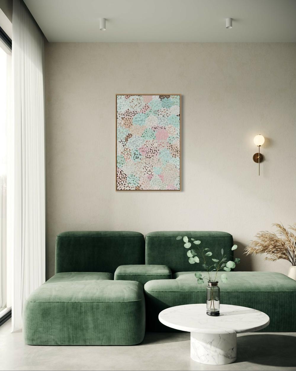 Feeling Blissful-by-Lauren Louise-original art-Gioia