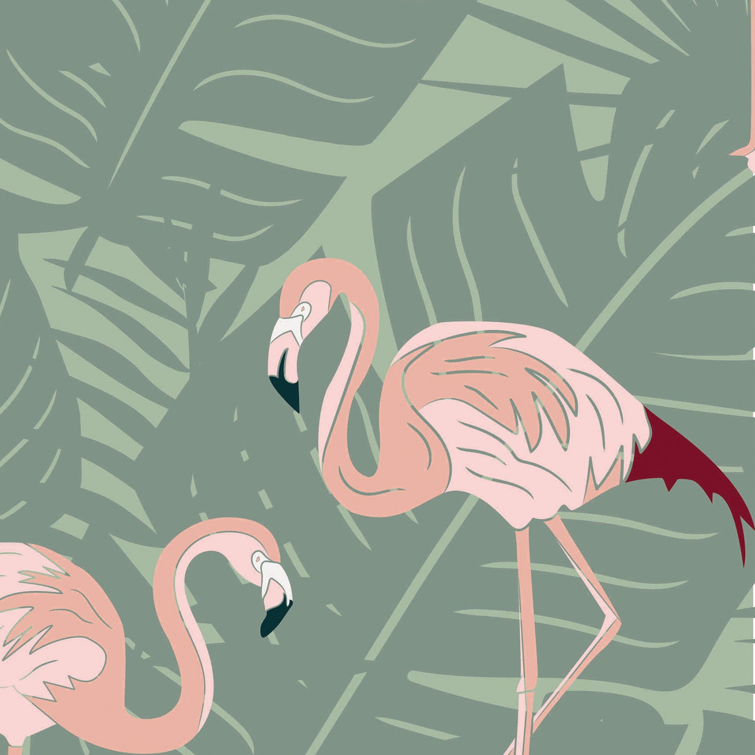 Flamingoes Jade