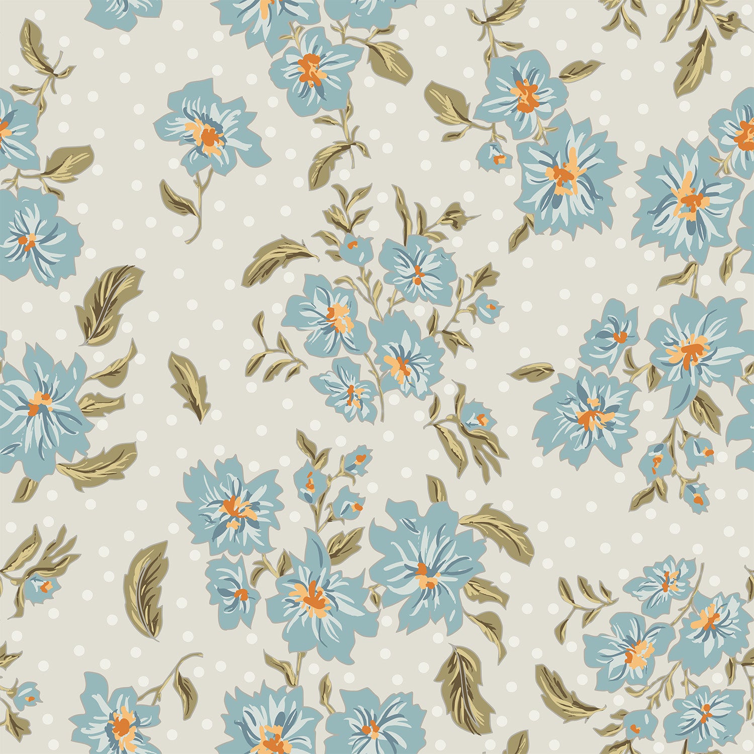 Floral Heritage bouquet Antique pattern