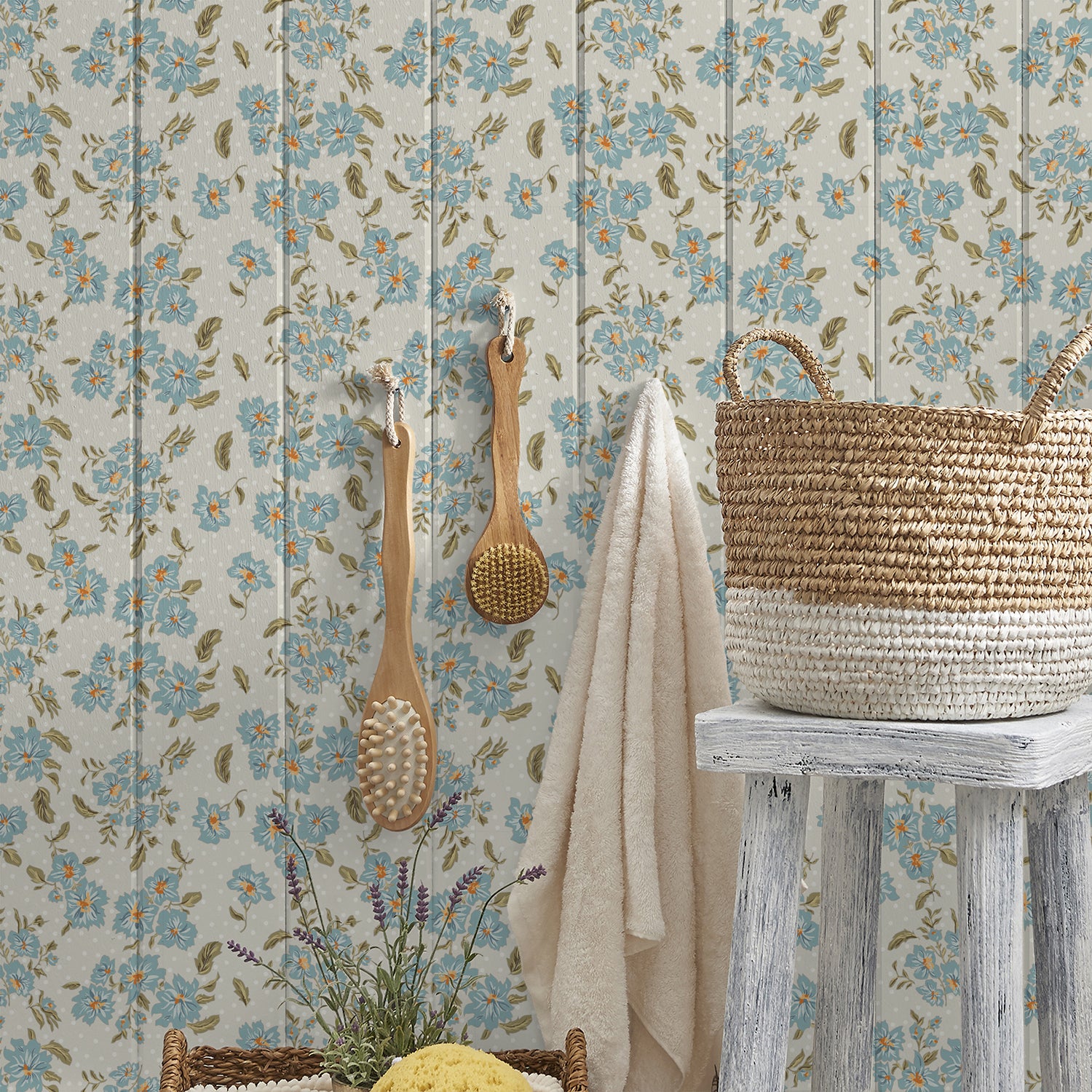 Floral Heritage bouquet Antique pattern
