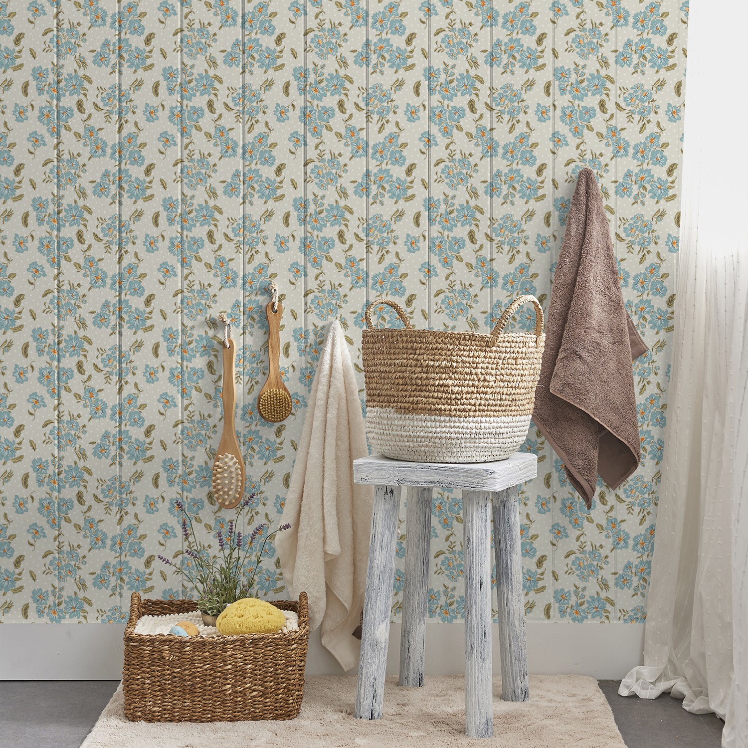 Floral Heritage bouquet Antique pattern
