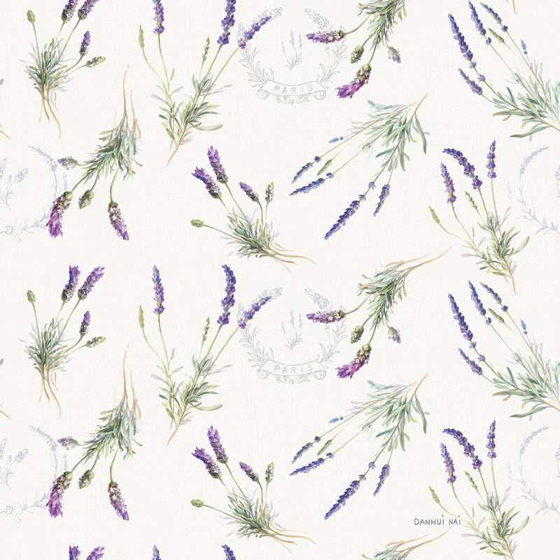 Floursack Lavender Pattern, Wallpaper