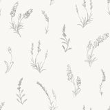 Grey Lavender Pattern, Wallpaper