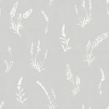 Grey Background Lavender Pattern, Wallpaper
