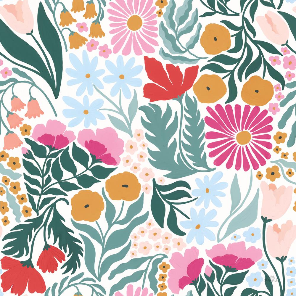 Flower Market Pattern IA-wallpaper-eco-friendly-easy-removal-Laura Marshall-1