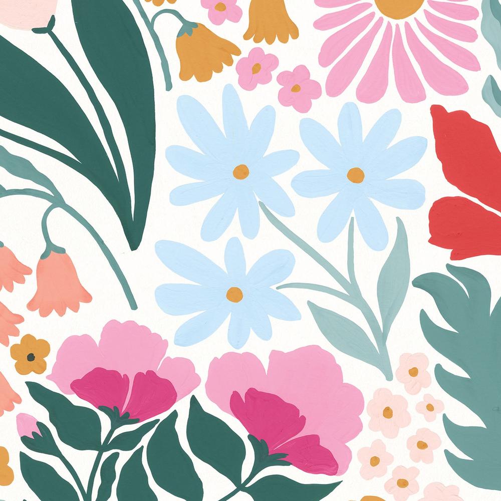Flower Market Pattern IA-wallpaper-eco-friendly-easy-removal-Laura Marshall-3