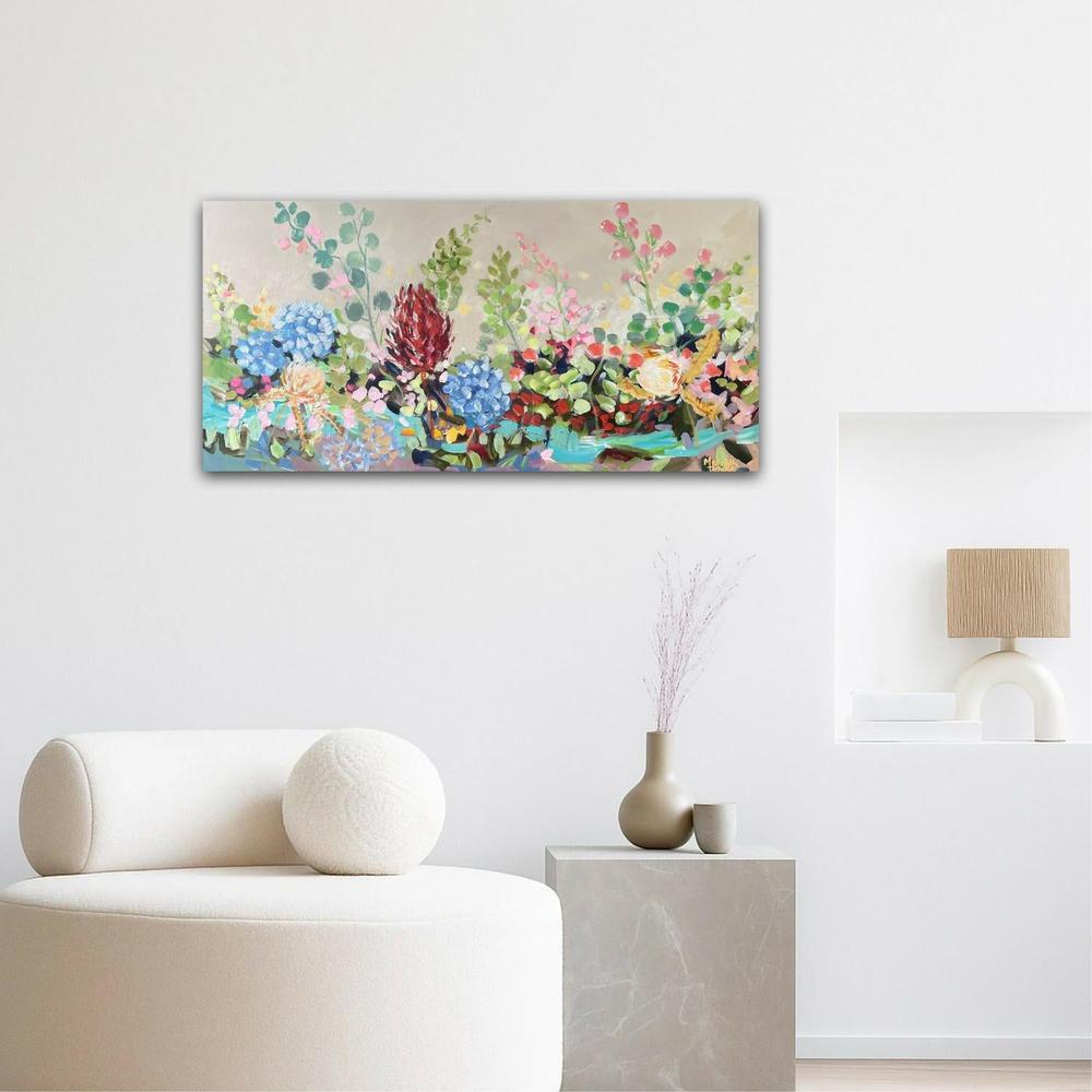 Flower River Vintage. Original hand-painted artwork by Meredith Howse.-by-Meredith Howse-original art-Gioia