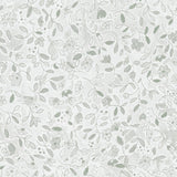 Flower Tile Green, Wallpaper