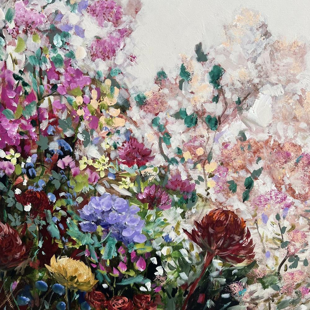 Flower Vintage. Original hand-painted artwork by Meredith Howse.-by-Meredith Howse-original art-Gioia