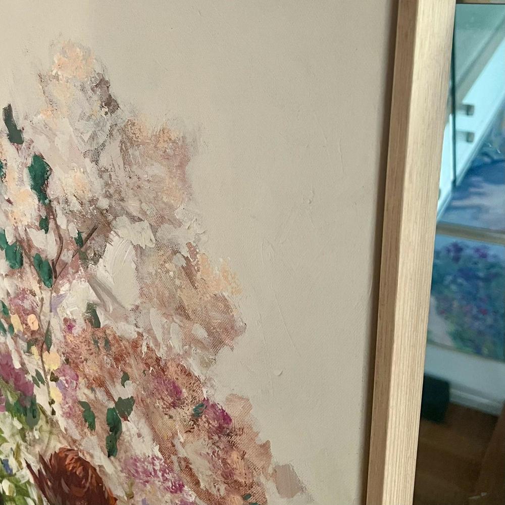 Flower Vintage. Original hand-painted artwork by Meredith Howse.-by-Meredith Howse-original art-Gioia