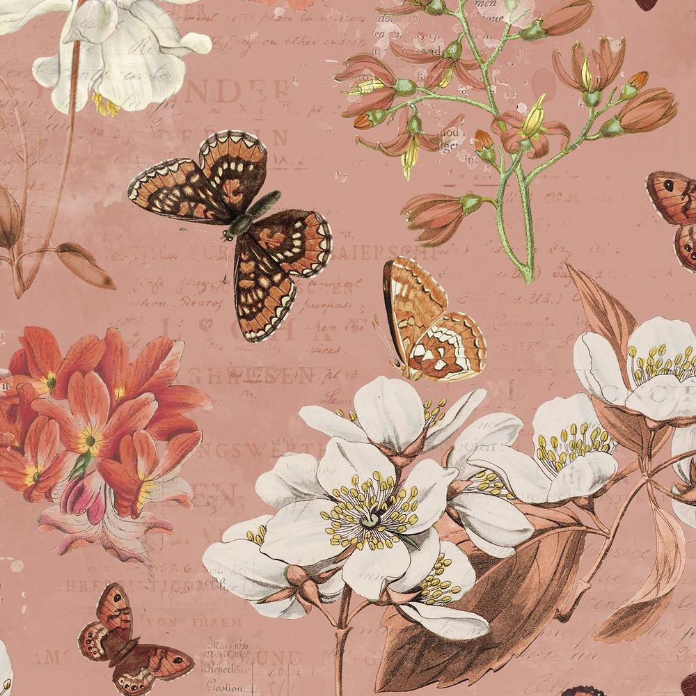 Flutter and Bloom Pattern IIIA-wallpaper-eco-friendly-easy-removal-Katie Pertiet-4