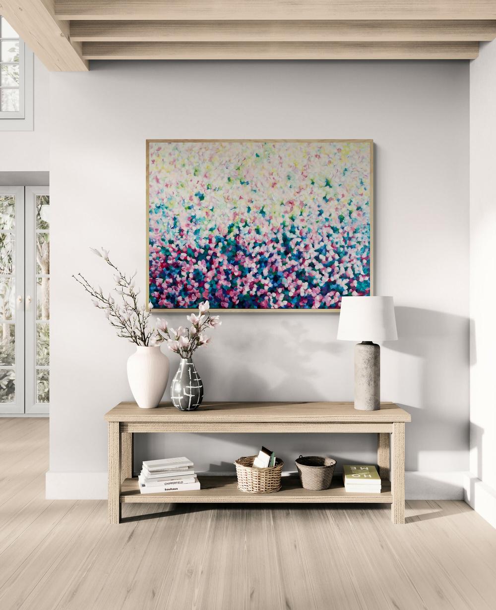 Forever Garden , Original Artwork-by-Katherine Spiller-original art-Gioia