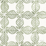 Fresh Farmhouse Pattern Green, Wallpaper