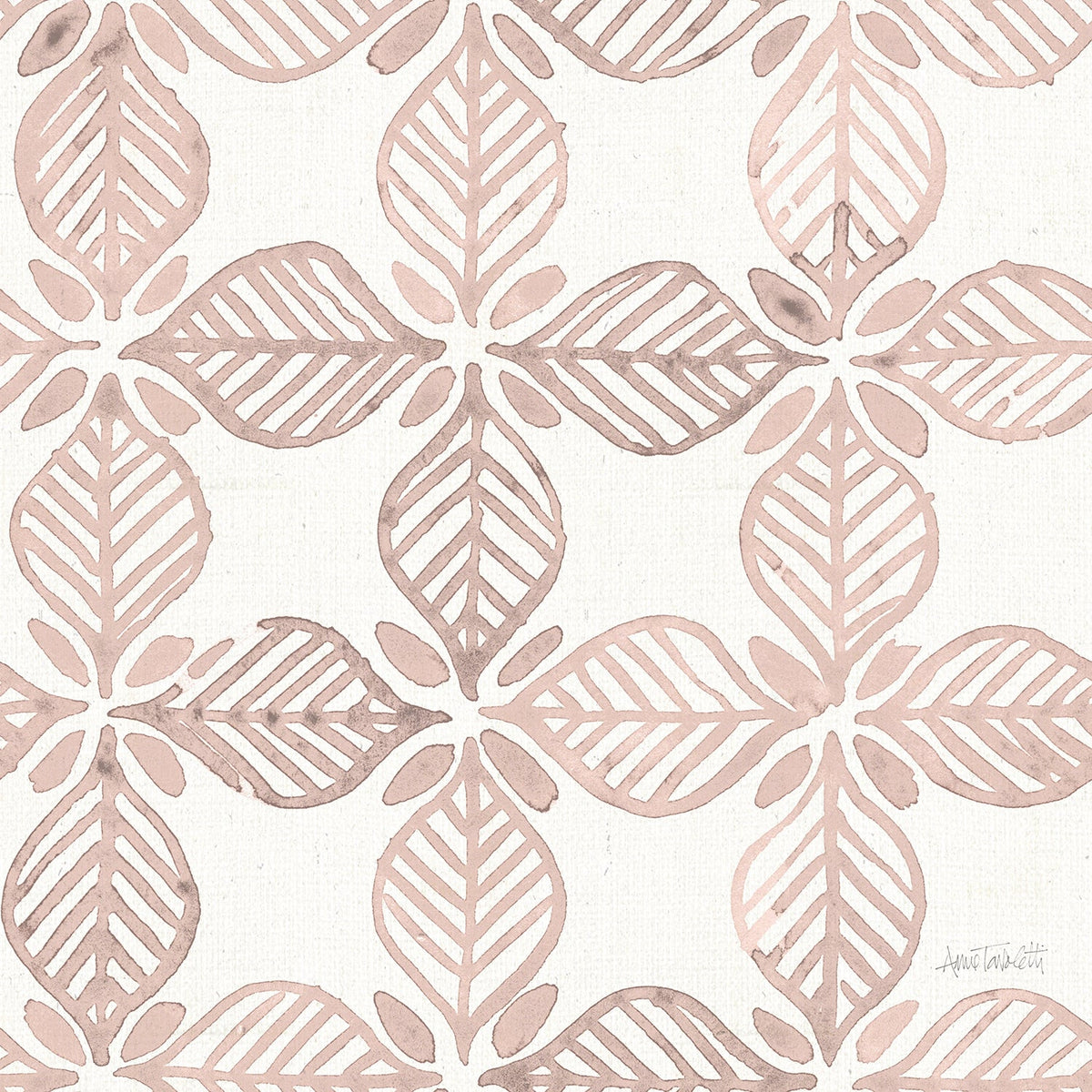 Pink Farm Pattern Fresh Farmhouse Pattern Pink, Wallpaper Eco-friendly Peel & Stick