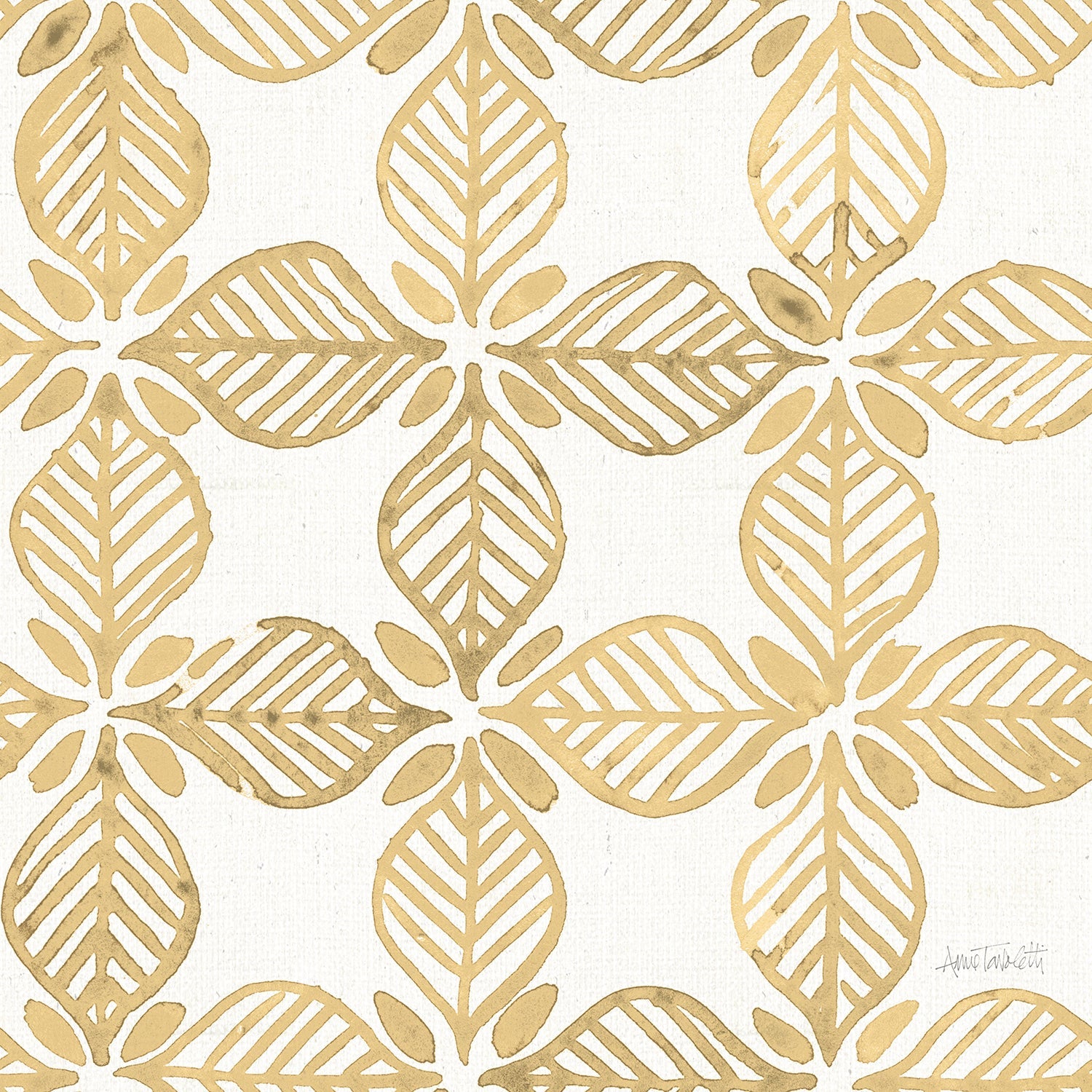 Fresh Farmhouse Pattern Yellow, Wallpaper