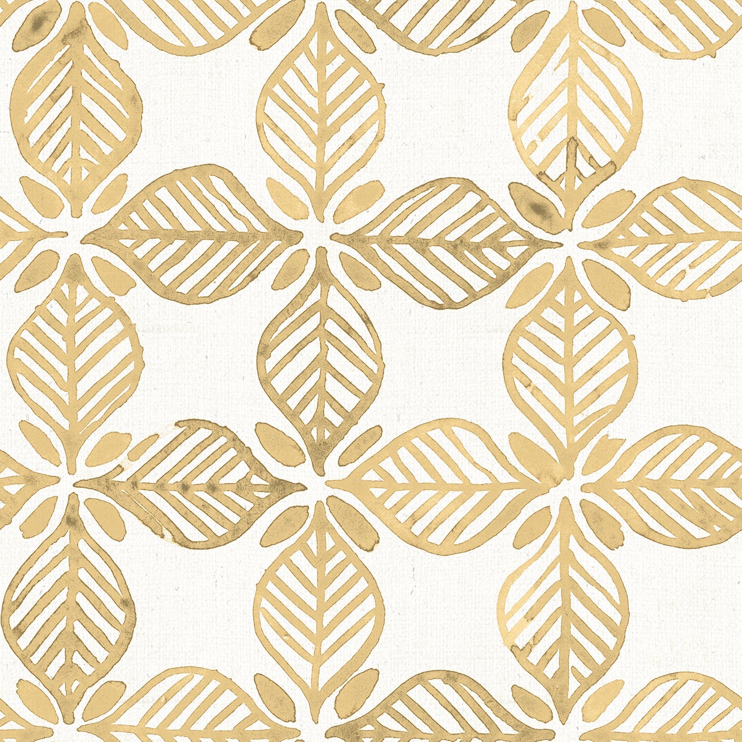 Fresh Farmhouse Pattern Yellow, Wallpaper