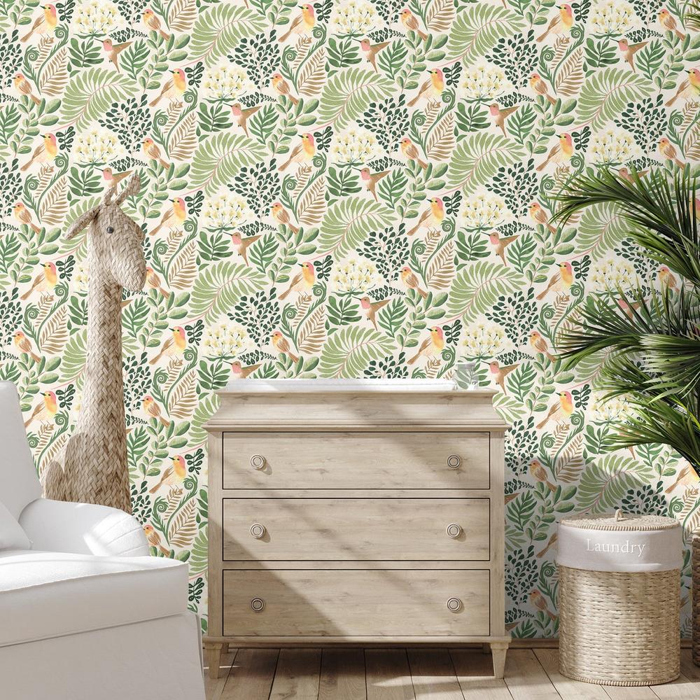 Fresh Fronds Pattern IA-wallpaper-eco-friendly-easy-removal-Dina June-5