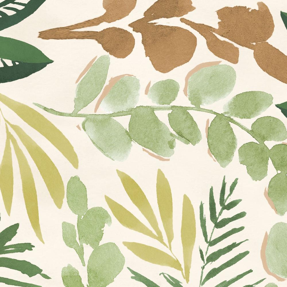 Fresh Fronds Pattern III-wallpaper-eco-friendly-easy-removal-Dina June-3