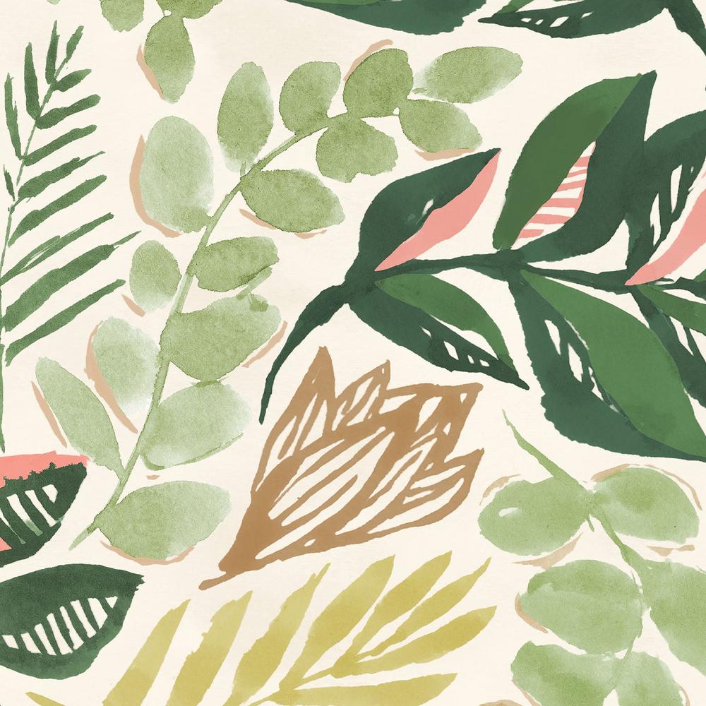 Fresh Fronds Pattern III-wallpaper-eco-friendly-easy-removal-Dina June-4