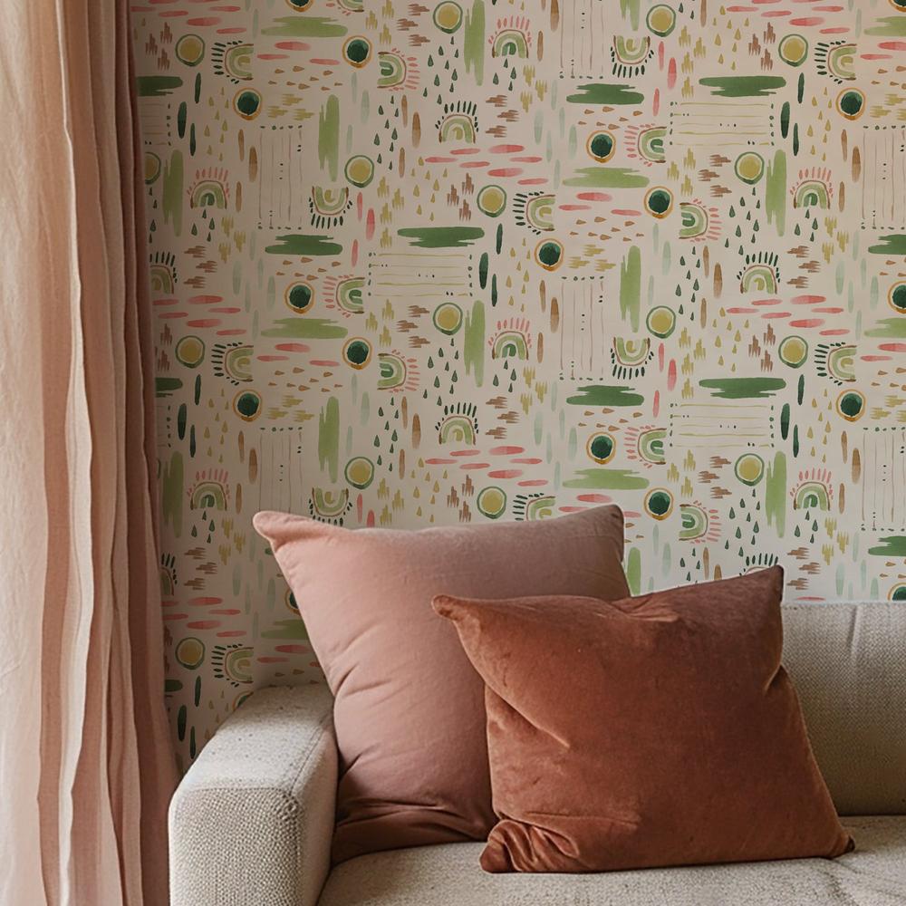 Fresh Fronds Pattern IVA-wallpaper-eco-friendly-easy-removal-Dina June-2