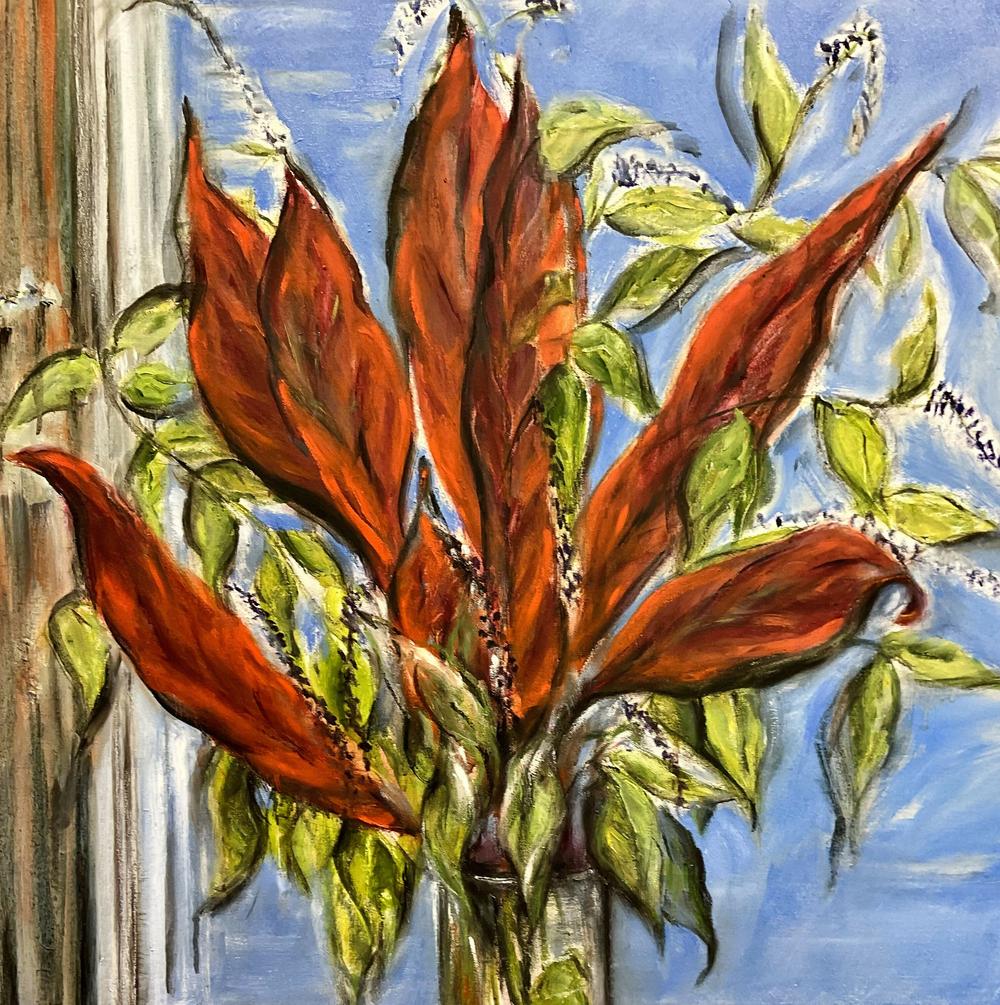 From the Garden-by-Eva Horvath Original Art-original art-Gioia