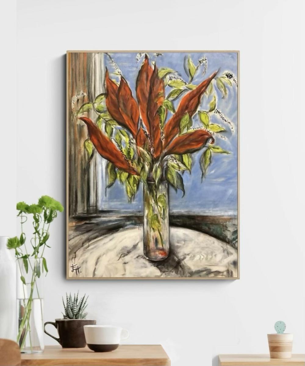 From the Garden-by-Eva Horvath Original Art-original art-Gioia