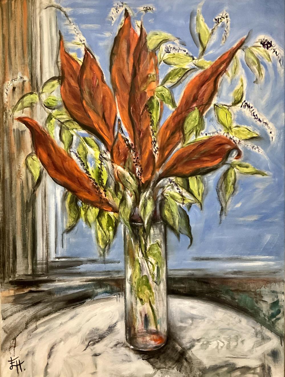 From the Garden-by-Eva Horvath Original Art-original art-Gioia