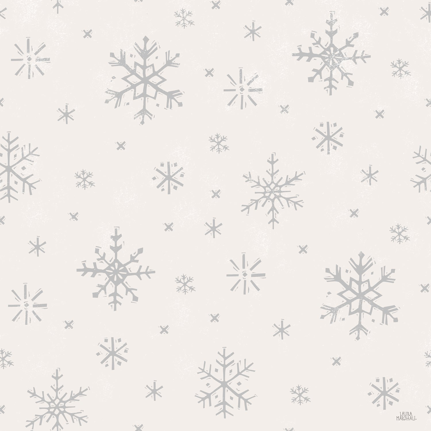 Frosty Forest Pattern I, Style C, Wallpaper