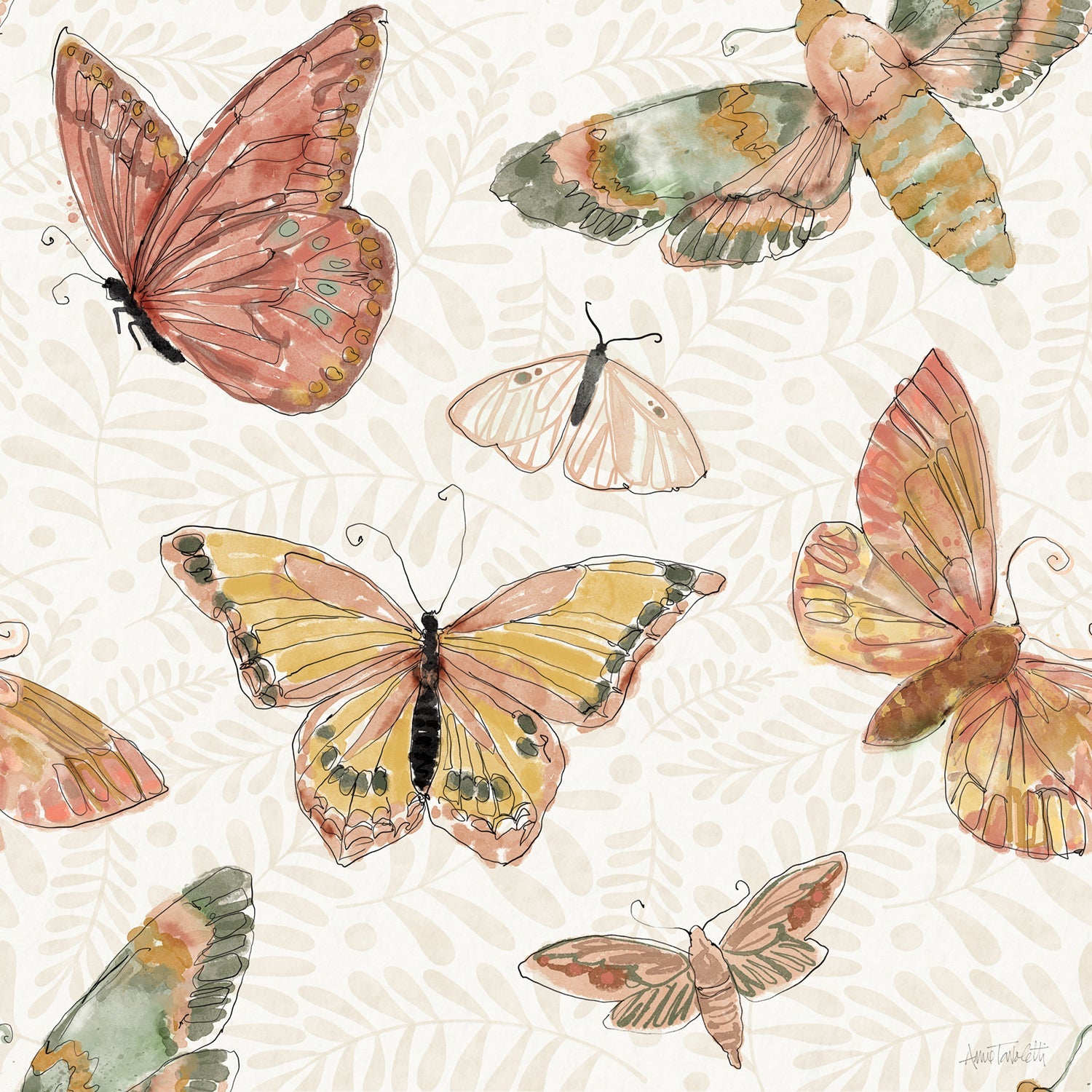 Full Bloom Pattern III, Wallpaper