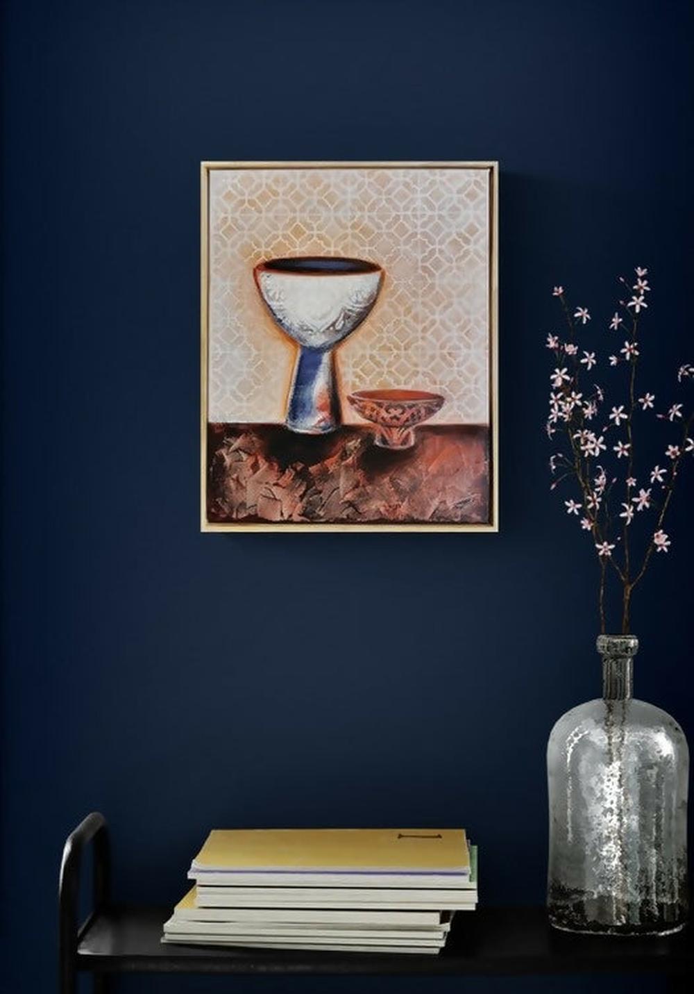 Still Life With Decorated Vessels
