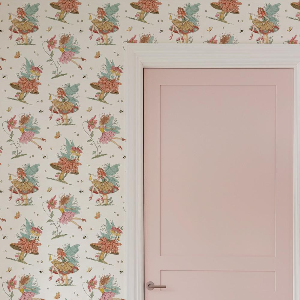 Garden Fairies Pattern I-wallpaper-eco-friendly-easy-removal-Anne Tavoletti-2