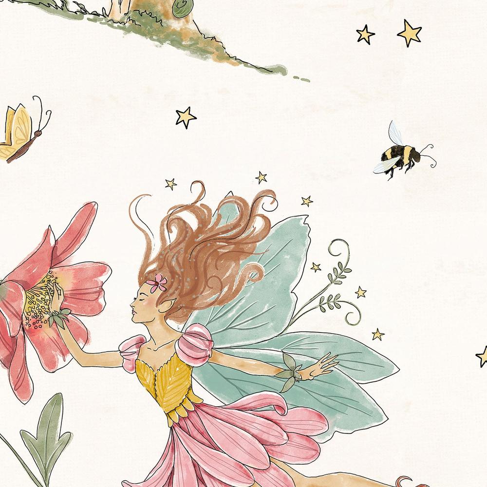 Garden Fairies Pattern I-wallpaper-eco-friendly-easy-removal-Anne Tavoletti-3