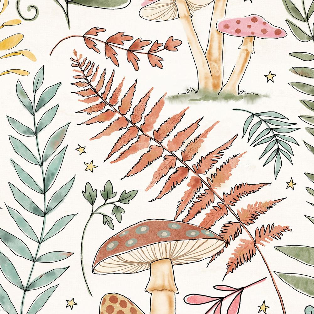 Garden Fairies Pattern IV-wallpaper-eco-friendly-easy-removal-Anne Tavoletti-4