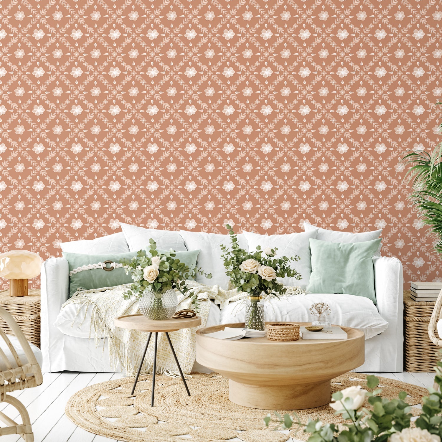 Garden Friends Pattern V, Wallpaper