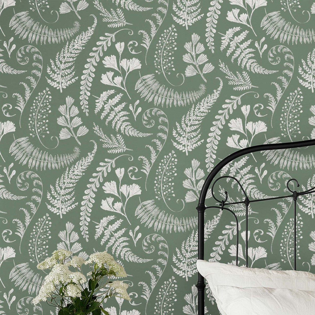 Garden Tones Pattern IIIC-wallpaper-eco-friendly-easy-removal-Anne Tavoletti-2