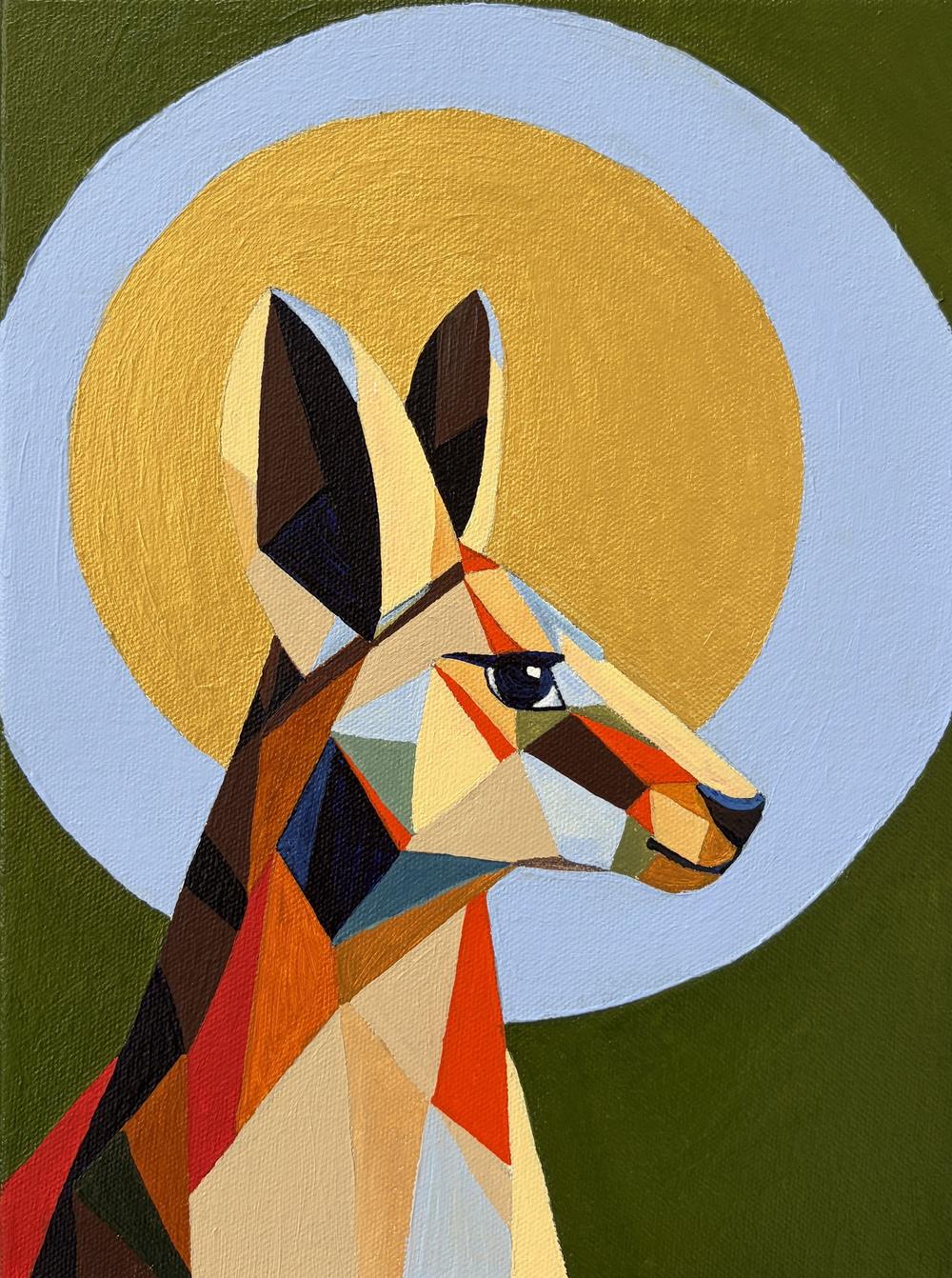 Golden Presence-by-Vasily Kulchenko-original art-Gioia