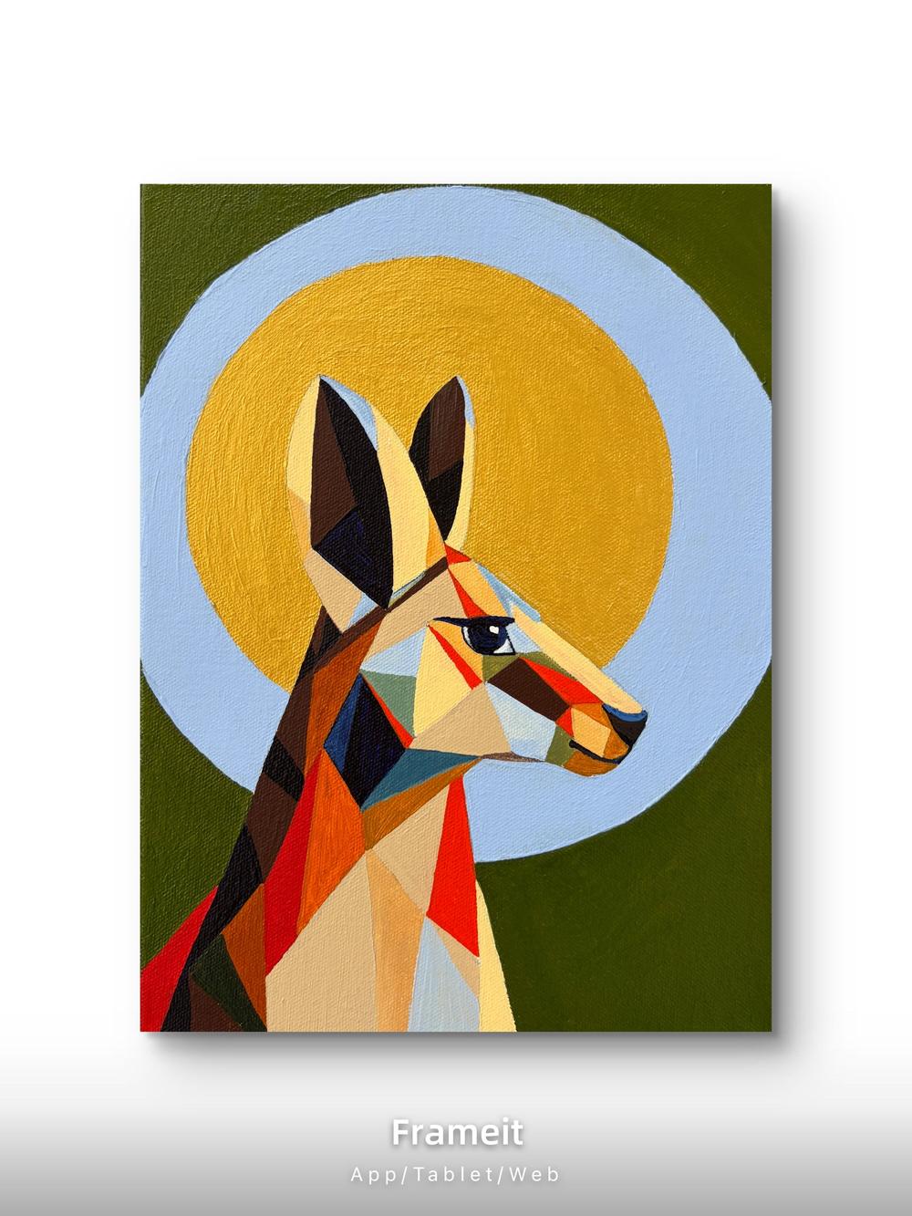 Golden Presence-by-Vasily Kulchenko-original art-Gioia