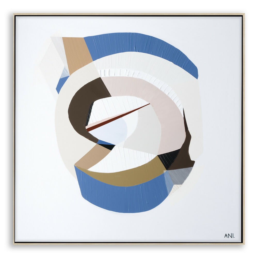 Golden Sapphire 2 Original Hand-Painted Canvas By Ani Ipradjian-by-Ani Ipradjian-original art-Gioia