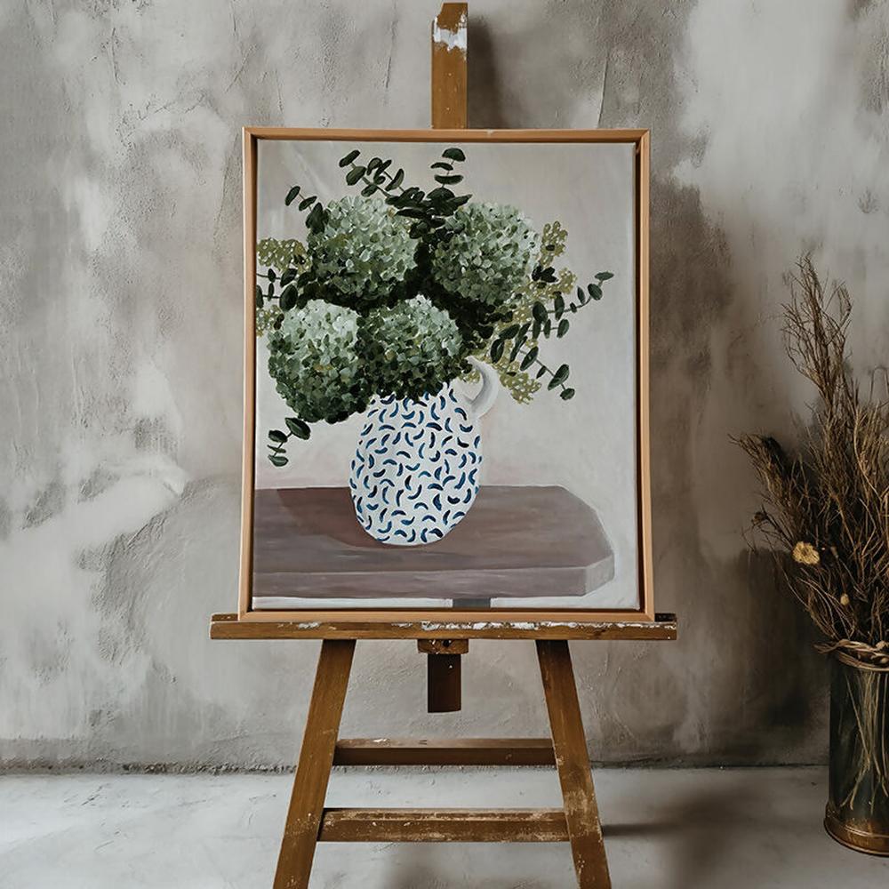 Green Puffs-by-Di Hocking Creative-original art-Gioia