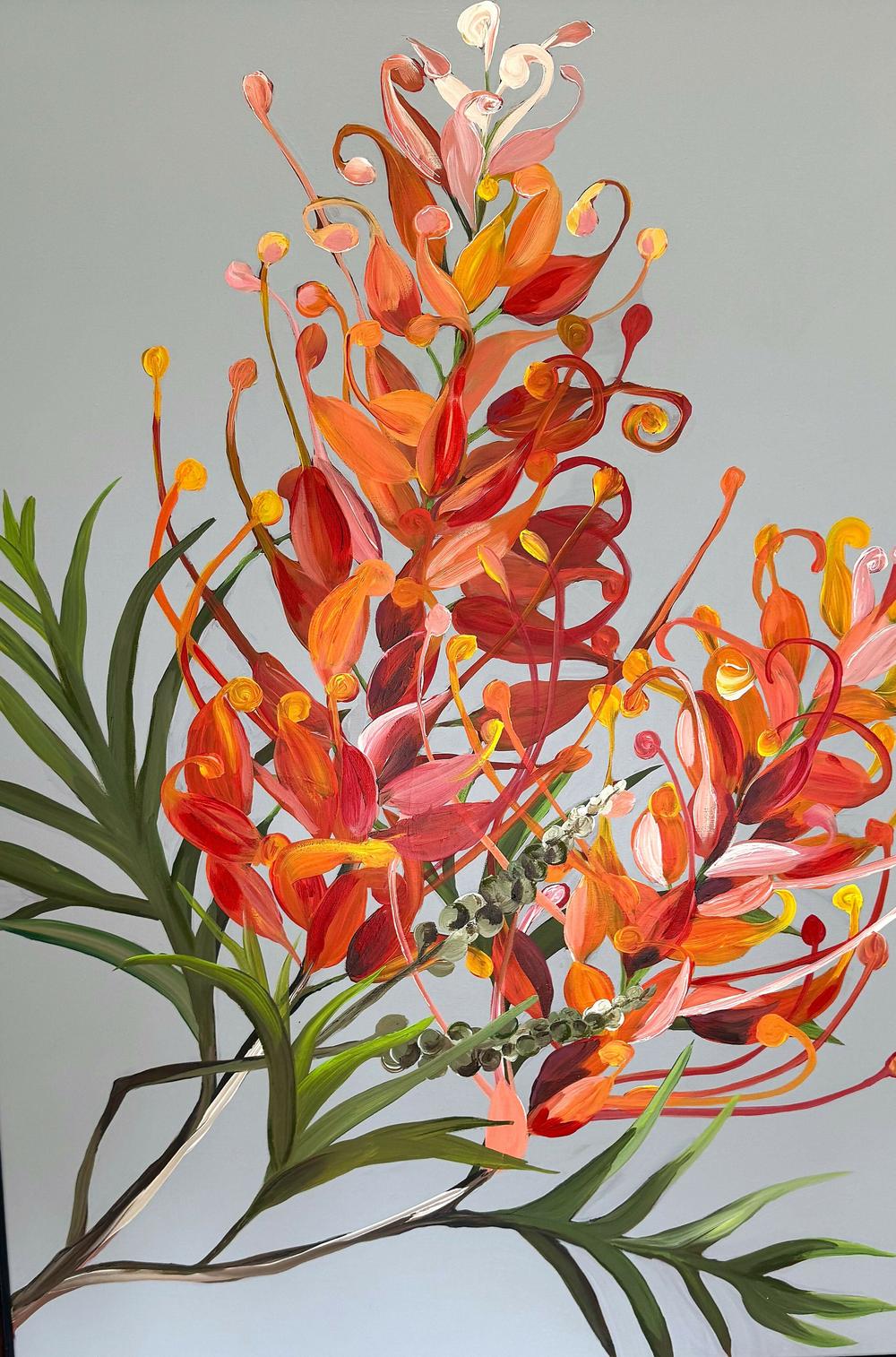 Grevillea-by-Dani Heyward-original art-Gioia