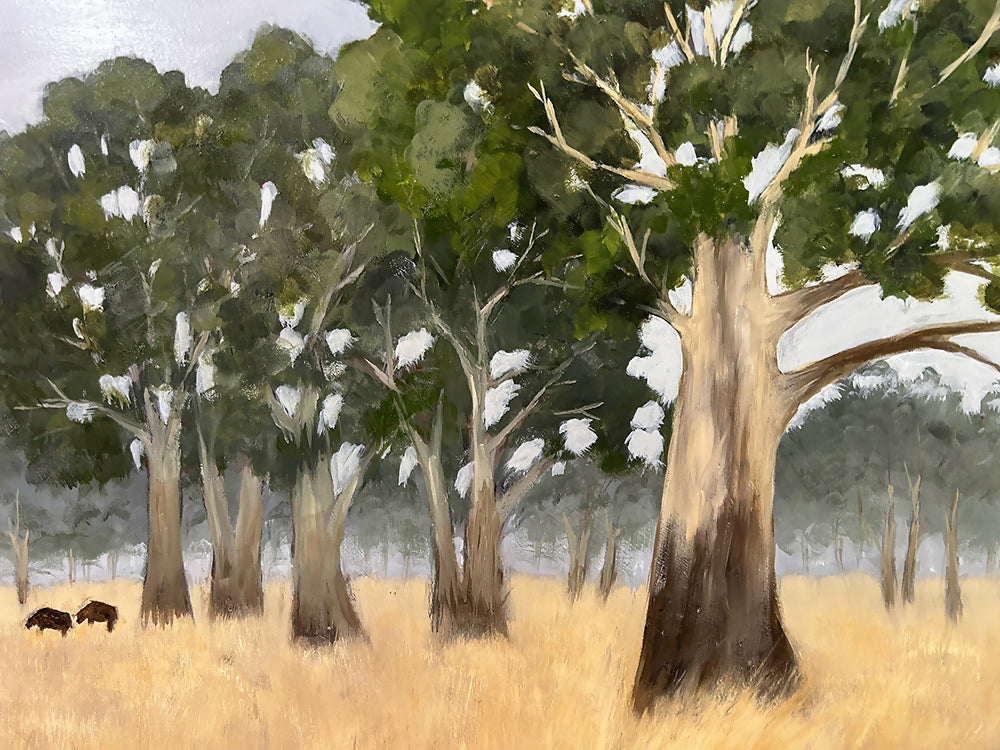 Guardians of the Paddock-by-Pamela Gleeson-original art-Gioia
