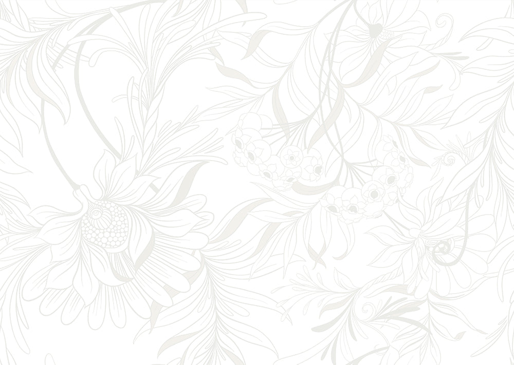 Gum Nut Line, Style C, Wallpaper