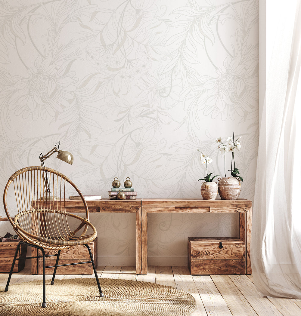 Gum Nut Line, Style C, Wallpaper