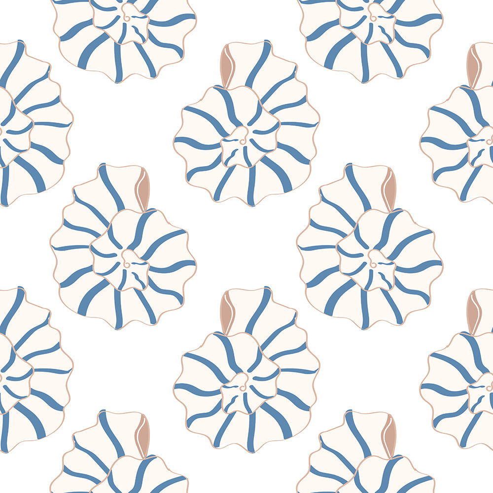 Hampton Seashells-wallpaper-eco-friendly-easy-removal-Gioia Wall Art-1