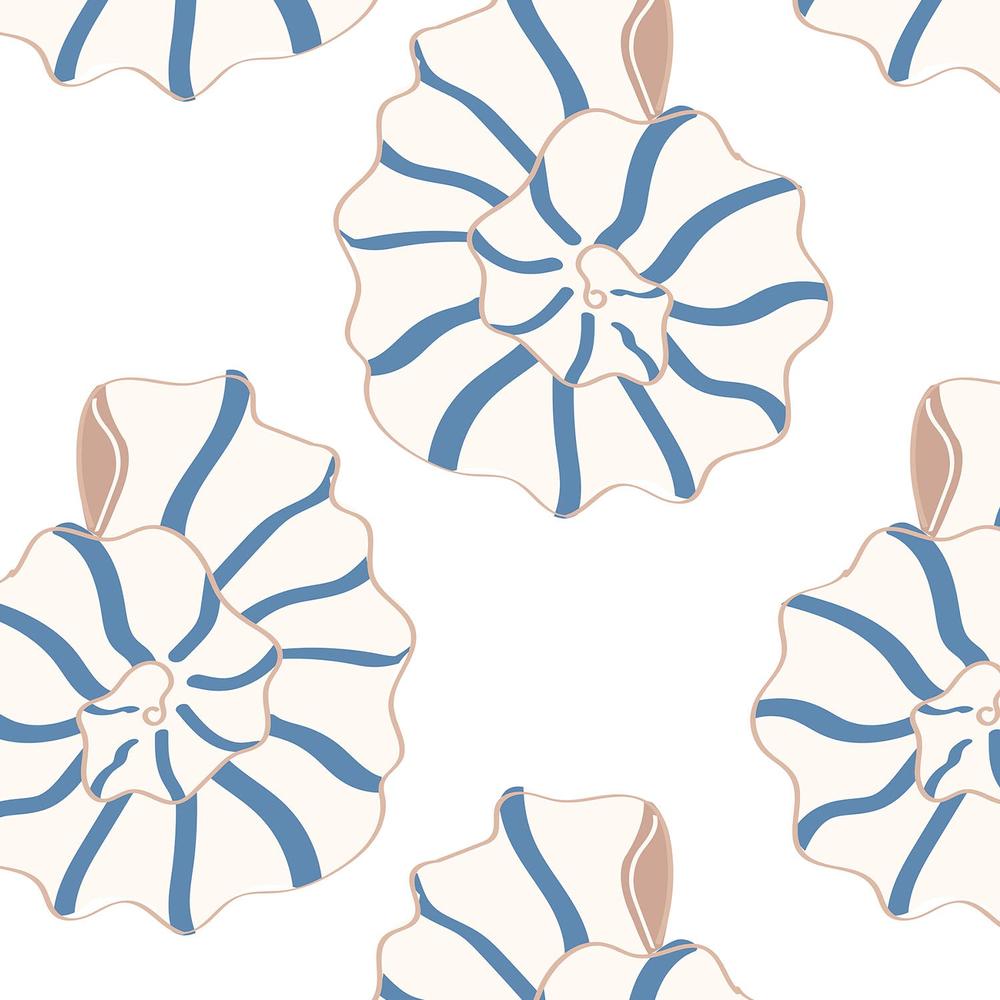 Hampton Seashells-wallpaper-eco-friendly-easy-removal-Gioia Wall Art-3